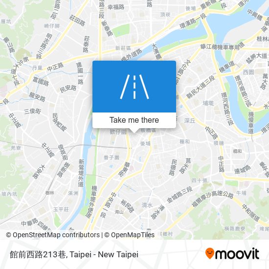 館前西路213巷地圖