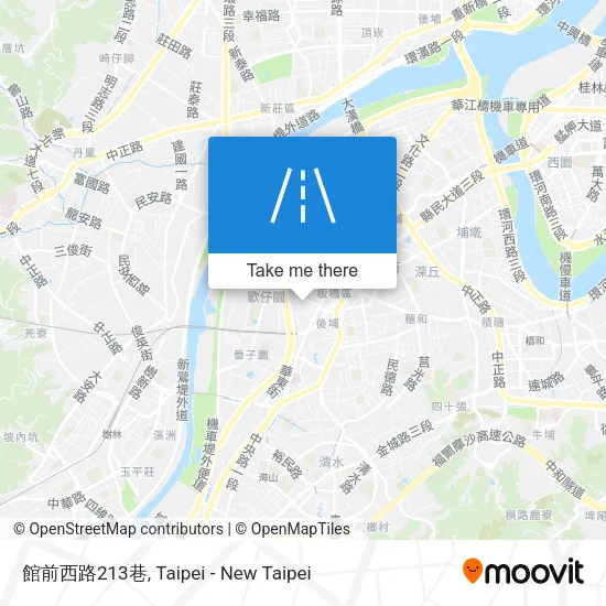 館前西路213巷地圖