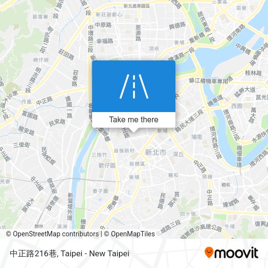 中正路216巷地圖
