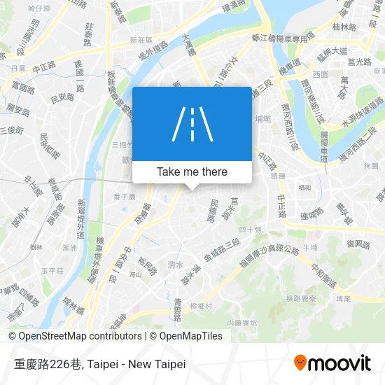 重慶路226巷 map