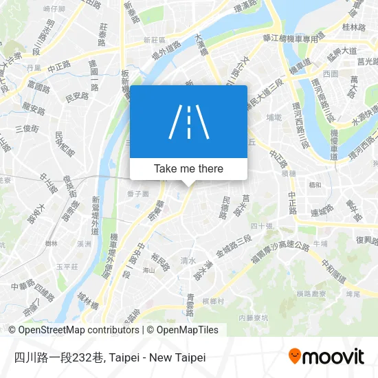 四川路一段232巷地圖