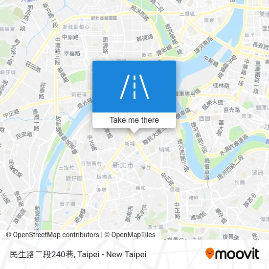 民生路二段240巷地圖