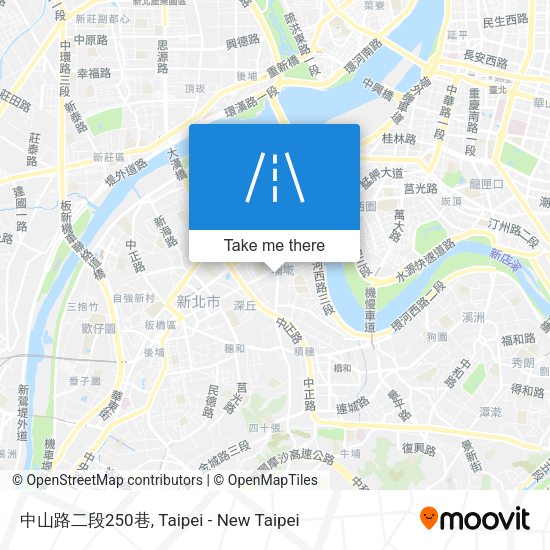 中山路二段250巷地圖