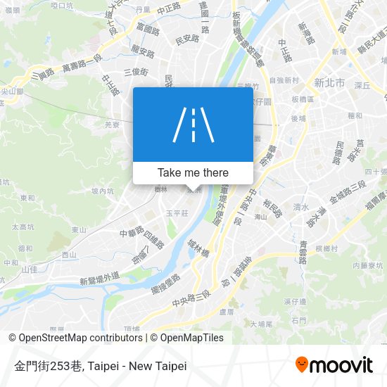 金門街253巷地圖