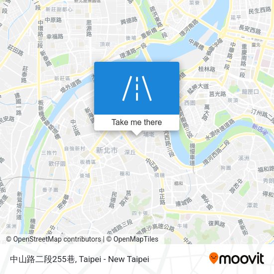 中山路二段255巷地圖