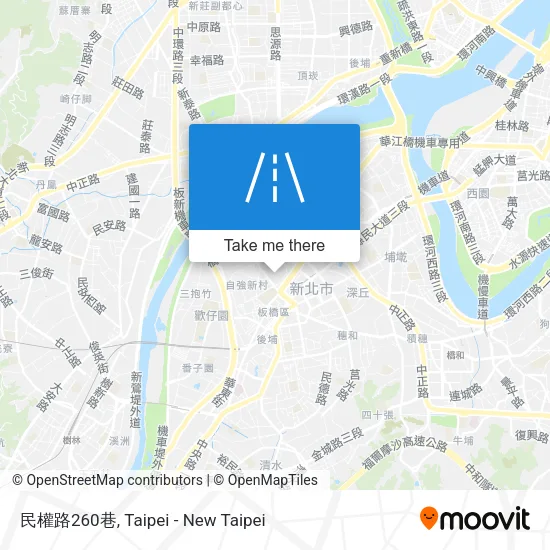 民權路260巷 map