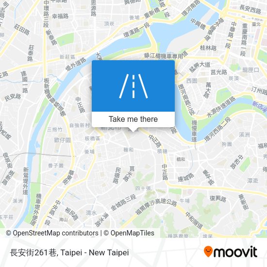 長安街261巷地圖