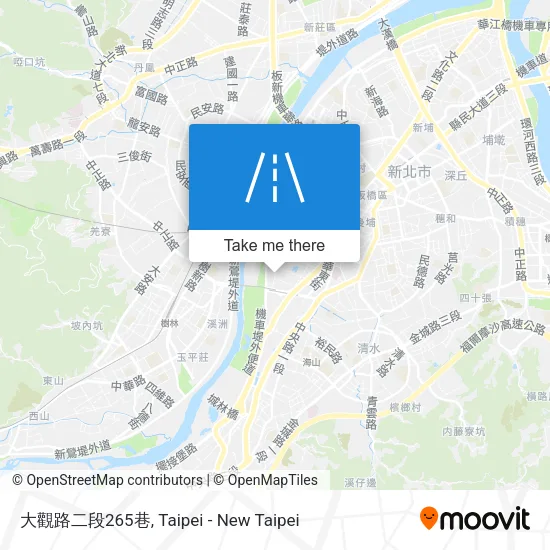 大觀路二段265巷 map