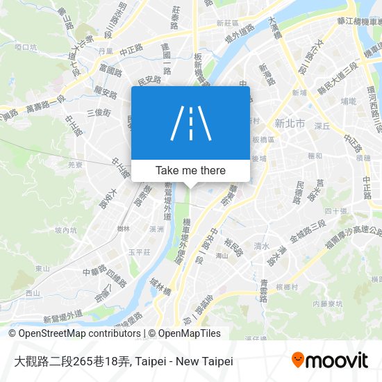 大觀路二段265巷18弄地圖
