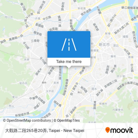 大觀路二段265巷20弄地圖