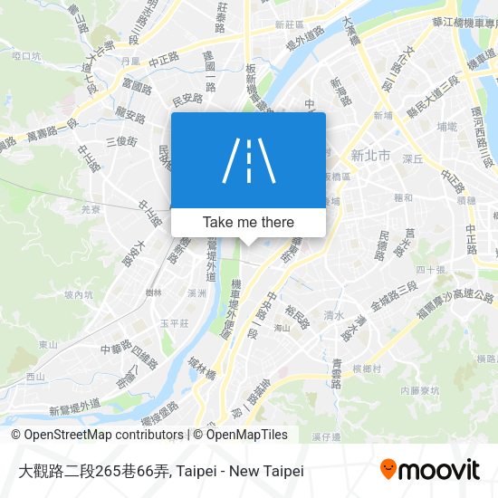 大觀路二段265巷66弄地圖