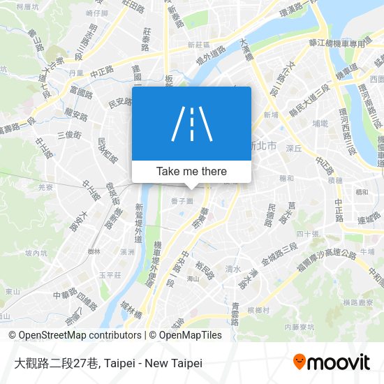 大觀路二段27巷地圖
