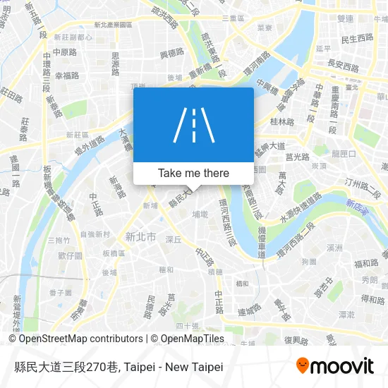 縣民大道三段270巷地圖