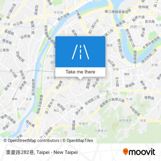 重慶路282巷 map