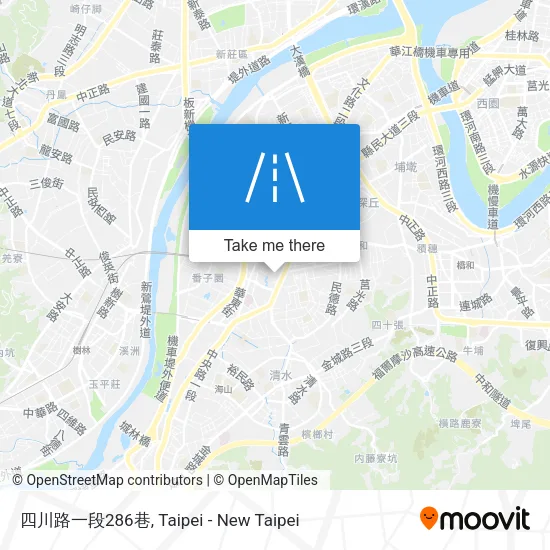 四川路一段286巷地圖