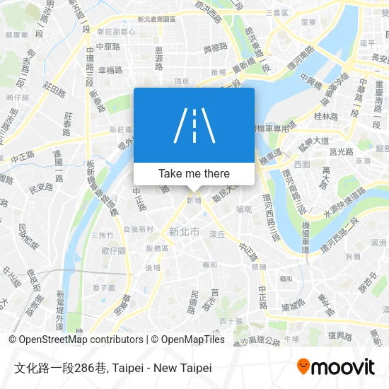文化路一段286巷地圖