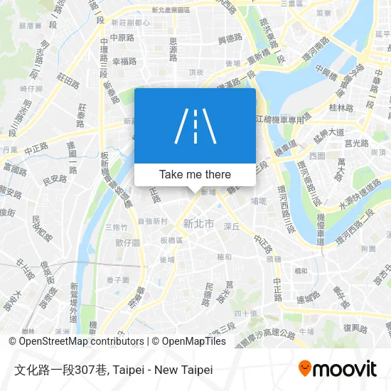 文化路一段307巷地圖