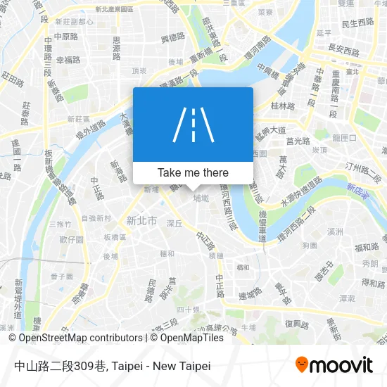 中山路二段309巷地圖