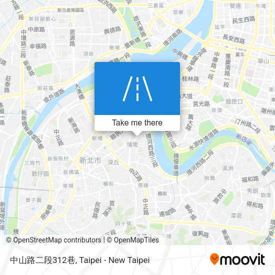中山路二段312巷地圖