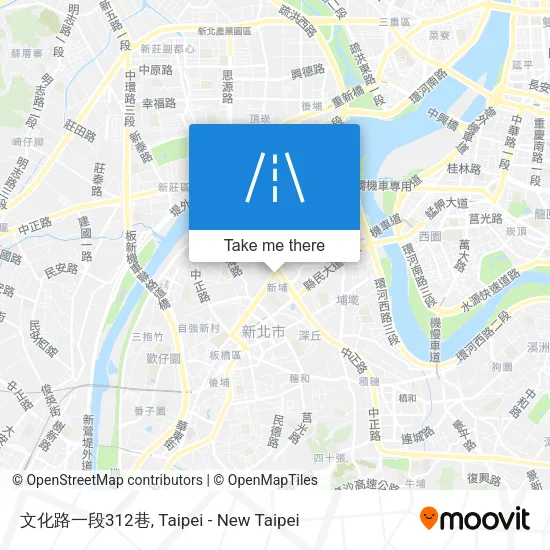 文化路一段312巷地圖