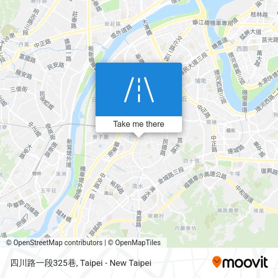 四川路一段325巷地圖