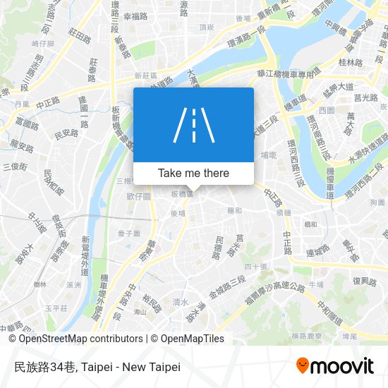 民族路34巷地圖