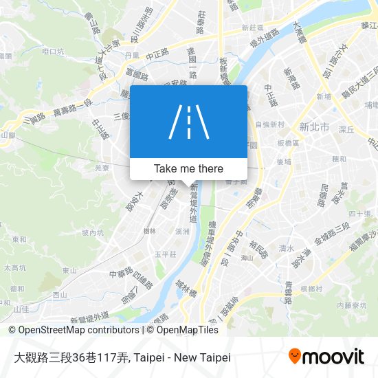 大觀路三段36巷117弄地圖