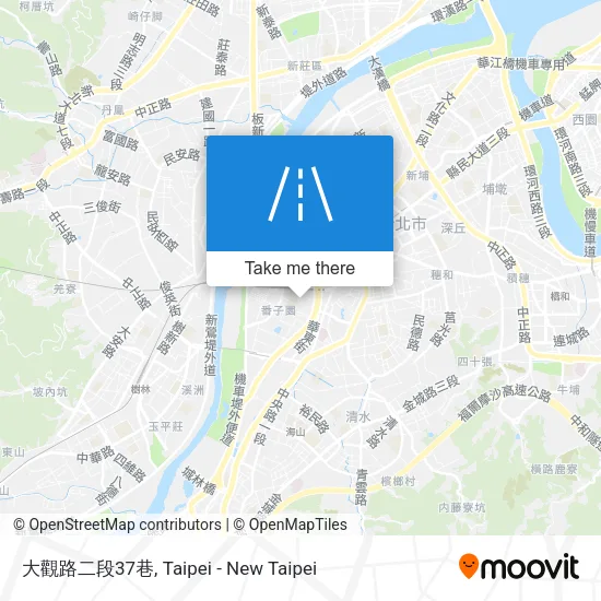 大觀路二段37巷 map