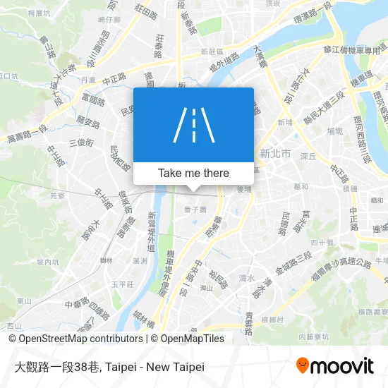 大觀路一段38巷 map