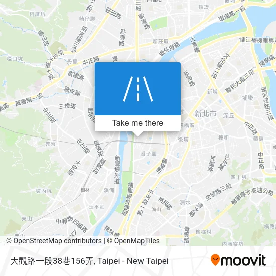 大觀路一段38巷156弄 map