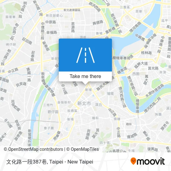 文化路一段387巷地圖