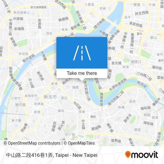 中山路二段416巷1弄地圖