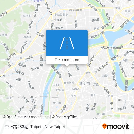 中正路433巷地圖