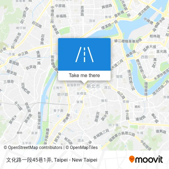 文化路一段45巷1弄地圖
