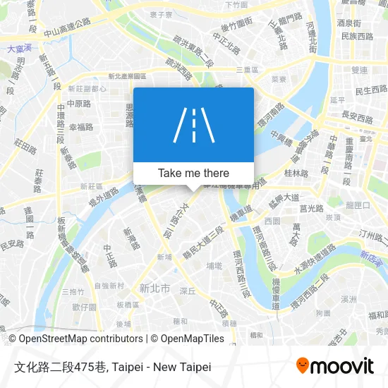 文化路二段475巷地圖