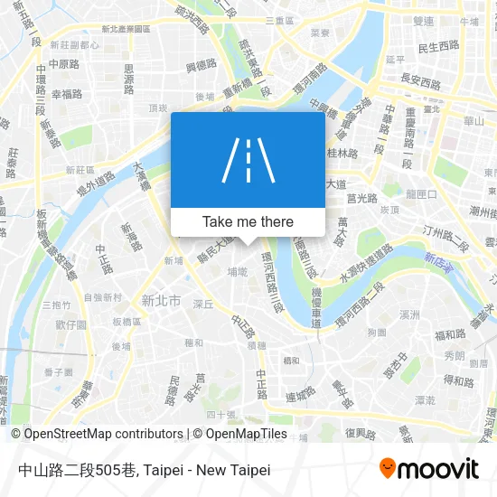 中山路二段505巷地圖