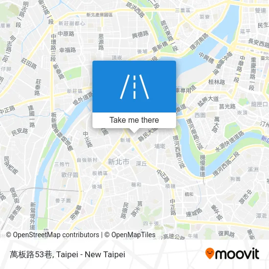 萬板路53巷 map