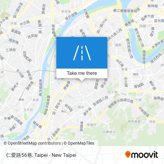 仁愛路56巷 map