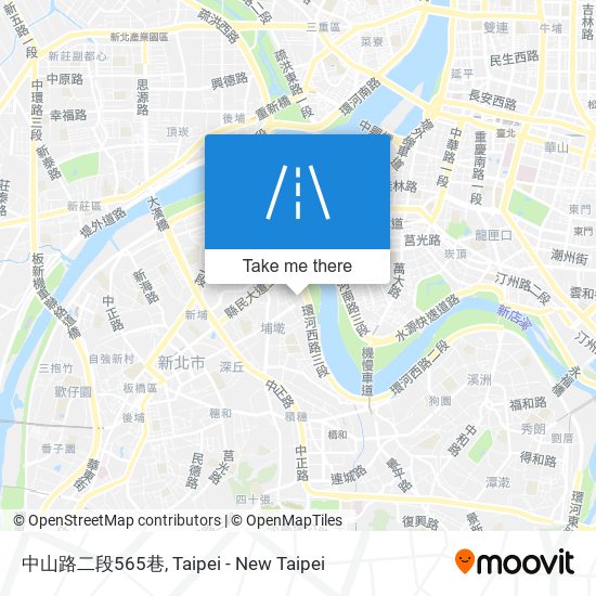 中山路二段565巷地圖