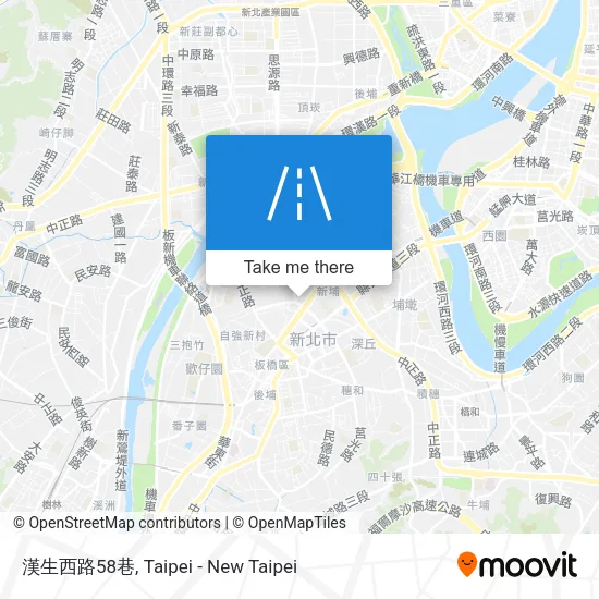 漢生西路58巷地圖