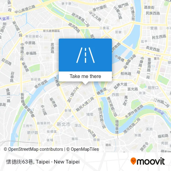 懷德街63巷地圖