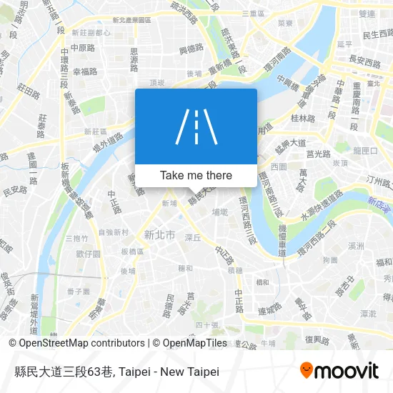 縣民大道三段63巷地圖