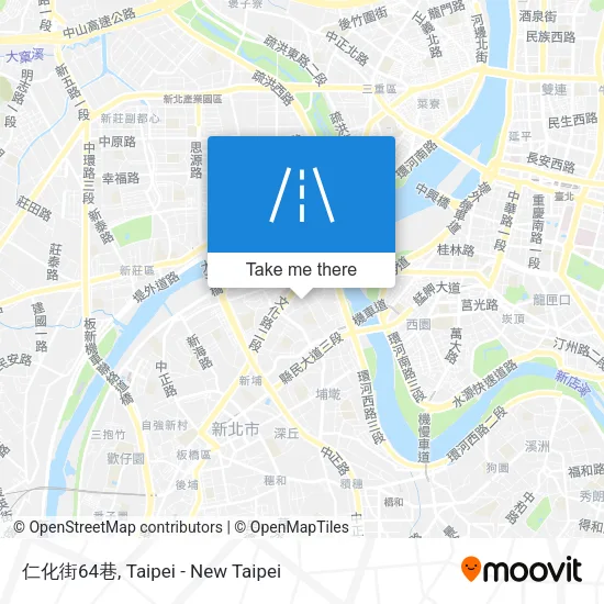 仁化街64巷地圖