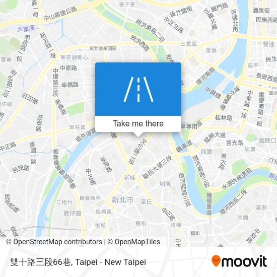 雙十路三段66巷地圖
