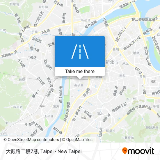 大觀路二段7巷地圖