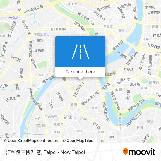 江寧路三段71巷地圖