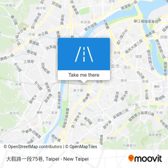 大觀路一段75巷 map