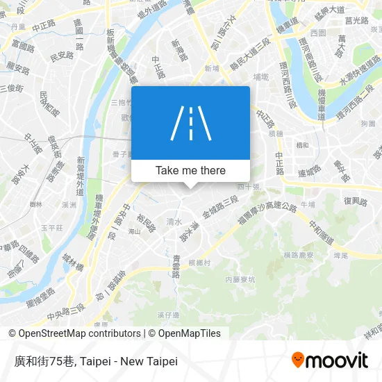 廣和街75巷地圖