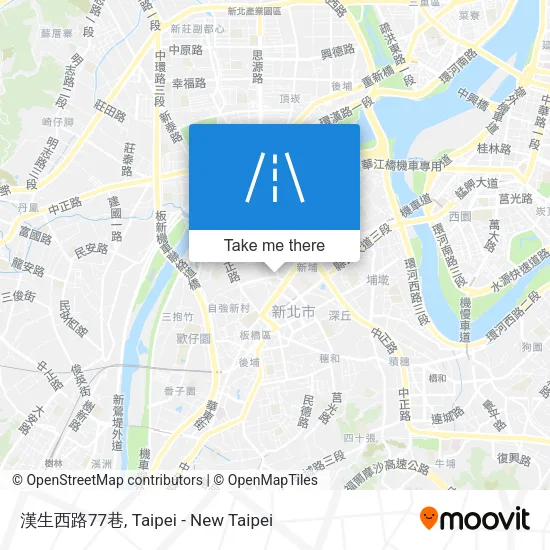 漢生西路77巷地圖