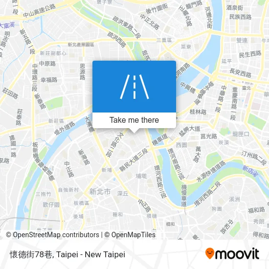 懷德街78巷地圖